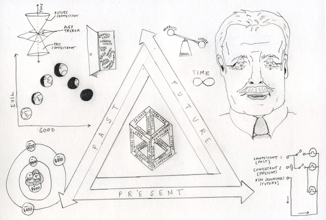 Illustration for article titled This Crazy Fan Theory About ‘Jeopardy!’ Actually Makes Total Sense